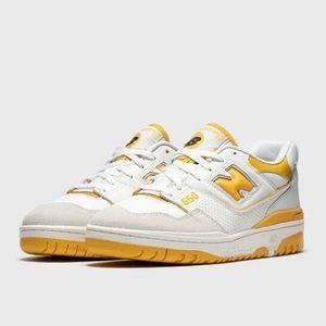 Used New Balance 550 Sea Salt Varsity Gold